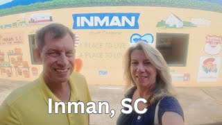 Exploring Inman SC and lunch at The Crepe Factory [upl. by Iams]