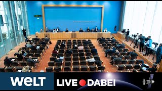 LIVE DABEI Briefing der Bundesregierung zur aktuellen CoronaLage und andere aktuelle Themen [upl. by Aicrag82]