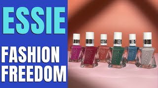 Essie quotFashion Freedomquot Gel Couture Collection  Swatch amp Review  2023 [upl. by Tergram823]