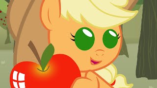 The BEST of Applejack  MLP Baby ComicAnimation Compilation [upl. by Suiravad]