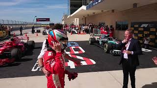 Austin GP Winners Arrival for Podium [upl. by Sevein264]