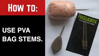 How to use PVA bag stems [upl. by Uund]