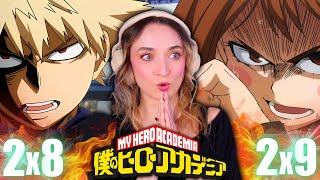 BAKUGO vs URARAKA💥 My Hero Academia  2x8 and 2x9 REACTION [upl. by Htiek655]