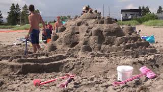 Concours châteaux de sable 2023 [upl. by Ainuj381]