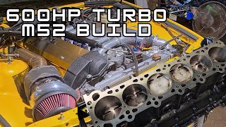 Building a Budget 600hp E36 M52 Turbo Engine Complete Teardown amp Rebuild [upl. by Ruhtracm]