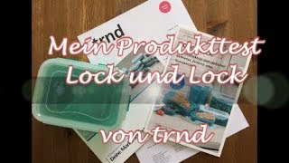 Produkttest Frischhaltedose Lock amp Lock von trnd [upl. by Jeunesse126]