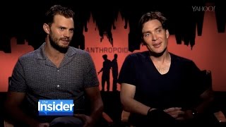 Jamie Dornan amp Cillian Murphy  Anthropoid Interview with The Insider [upl. by Elle400]