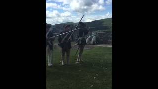 Musket firing order at Fort Ticonderoga [upl. by Ximena]