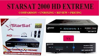 Starsat 2000HD Extreme New Receiver UnboxingReviewComparison in UrduHindi [upl. by Eimareg933]