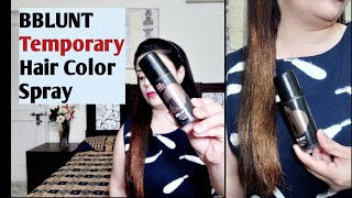 Bblunt Temporary Hair Color Spray Review  How To Apply Temporary Hair Color [upl. by Syramad851]