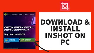 How to install inshot in PC  Laptop ✅ [upl. by Ahsaet]