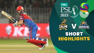 Short Highlights  Peshawar Zalmi vs Karachi Kings  Match 17  HBL PSL 8  MI2T [upl. by Iramo]