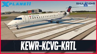 XPlane 11 LIVE  AD Simulations CRJ700 for XPlane 11  Inaugural Flight  Review [upl. by Schoenfelder]