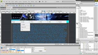 Drop Down Menu Navigation Bar Spry  Dreamweaver CS4 [upl. by Amando528]