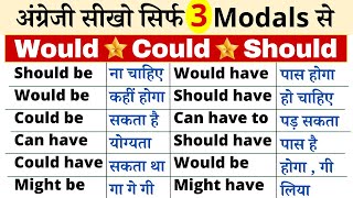 Modals  Modals in English Grammar  Modal verb  Modal verbs in English Grammar lesson part 3 [upl. by Ettevad]