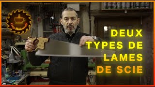 déligner tronçonner la différence Les scie à main les outils à bois manuels [upl. by Lesh]