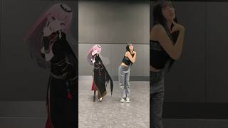 Mori x Yoon from STAYC dance to GoGetters shorts dance 踊ってみた stayc kpop vtuber anime [upl. by Naitsirc]