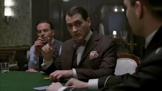 Boardwalk Empire season 4  Meyer Lansky pulls Arnold Rothstein from the poker table [upl. by Haisa14]