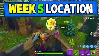 quotFollow The Treasure Map Found in Snobby Shoresquot Locations Fortnite Season 5 Week 5 Challenges [upl. by Eidnil]