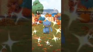 ✨SHINY From a MEGA Raid Caught✨ Pokemon GO pokemongame shinypokemon shorts [upl. by Trudie]