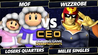 CEO 2024 TOP 8  MOF Ice Climbers Vs Wizzrobe Captain Falcon Smash Melee  SSBM [upl. by Akiaki]