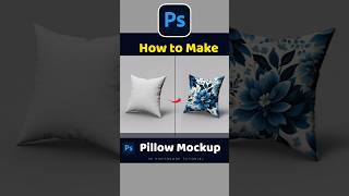 Pillow Mockup In Photoshop ✅ photoshop photoshoptutorial adobephotoshop [upl. by Lydia57]