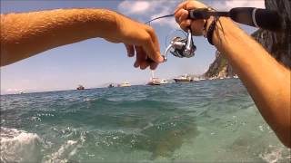 Spin Passion Capri Caranx a Light Rock Fishing [upl. by Worsham419]