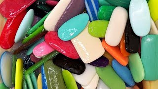 ASMR 🌈 Lots of dry remnants in the water 💧 300 soaps in foam and sponge 😱 [upl. by Assirahs]