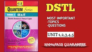 DSTL AKTU Most Important Questions UNIT12345 DSTLAKTU [upl. by Kliman]