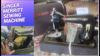 Singer Merritt sewing Machine 89ND 12HTA A STITCH SILAI MACHINE unboxing amp tailoring [upl. by Norreg]