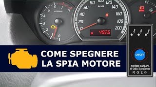 COME SPEGNERE la Spia Motore dellAuto con Questo Accessorio Economico [upl. by Andreana]