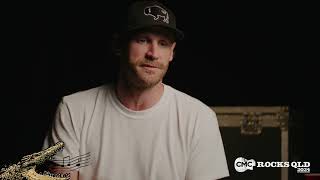 Artist Interview  Chase Rice  CMC Rocks QLD 2024 [upl. by Ovatsug]