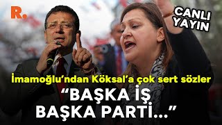 İmamoğlu iktidara çok sert yükleniyor Kendinizi küçük düşürüyorsunuz CANLI [upl. by Maag]