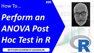 How To Perform an ANOVA PostHoc Test in R 90 [upl. by Weikert]