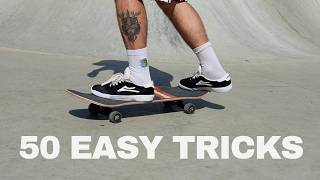 The 50 Best Skateboarding Tricks for Beginner to Intermediates [upl. by Lissie565]