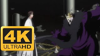 Sosuke Aizen vs Barragan Louisenbairn English Dub 4K [upl. by Edelman]