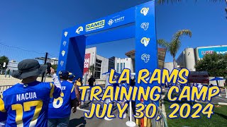 Inside LA Rams Training Camp at LMU in 4K  July 30 2024 larams losangelesrams trainingcamp [upl. by Brita]