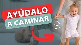 🆘Cómo ayudar a tu bebé a CAMINAR Etapas previas y Consejos 🚼 [upl. by Lehcnom]