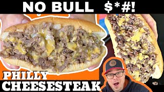 NO B S Authentic PHILLY CHEESESTEAKS on the Blackstone Griddle [upl. by Arlinda]