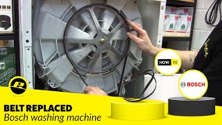 How to Replace the Belt on a Bosch Washing Machine [upl. by Malory]