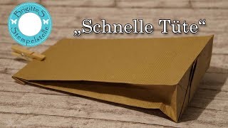 Schnelle Tüte basteln [upl. by Mcevoy]