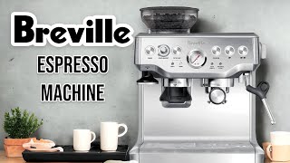 Breville Barista Express Espresso Machine Review  BES870XL Brushed Stainless Steel [upl. by Tessi]