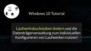 Laufwerksbuchstabe neu vergeben ändern oder anpassen Windows 10 Bezeichnung Datenträger ändern [upl. by Ghassan]