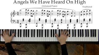 Angels We Have Heard On High  Advanced Piano Arrangement No 3  118000pts [upl. by Harneen821]