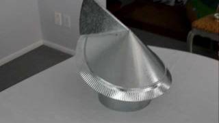 Wind Directional Rotating Chimney Cap by Luxury Metals [upl. by Leela]