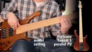 bass comparison  marleaux  xotic  fender  godin  musicman sterling [upl. by Evangelin]