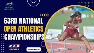 63rd National Open Athletics Championships 2024  Day 3  Morning Session [upl. by Ydnor]