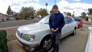 1999 Lexus LS400 Power Steering Pump Replacement [upl. by Lud]