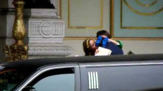 Leighton Meester Blair Waldorf and Ed Westwick Chuck Bass film on Gossip Girl [upl. by Asirrak301]