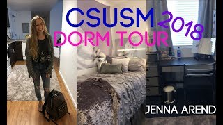 NEW 2018 MOVE IN VLOG  ROOM TOUR  CSUSM  DORMIFY  JENNA AREND [upl. by Inanaup]